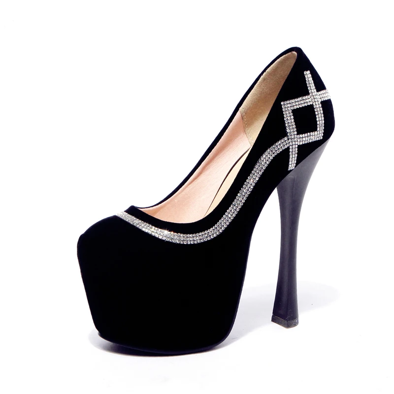 

basic round toe thin high heels women pumps  night party dancing fashion sexy wedding pumps slip-on solid shoes pumps
