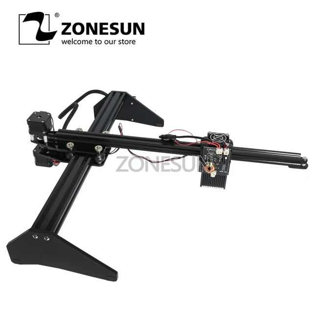 Best Offers ZONESUN Mini Desktop CNC Router Wood Stamp Paper Laser Engraving Machine DIY LOGO Marking Printer Cutting Machine 30*40cm Best Offers ZONESUN Mini Desktop CNC Router Wood Stamp Paper Laser Engraving Machine DIY LOGO Marking Printer Cutting Machine 30*40cm