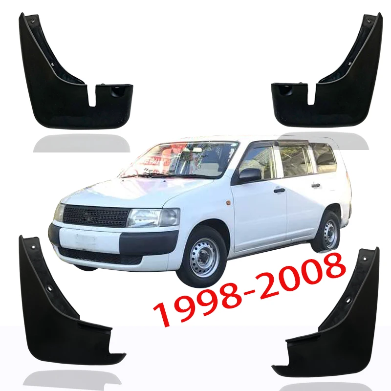 4 шт. передние и задние брызговики для Toyota Probox/NCP55 1998 2008|Грязезащита| |