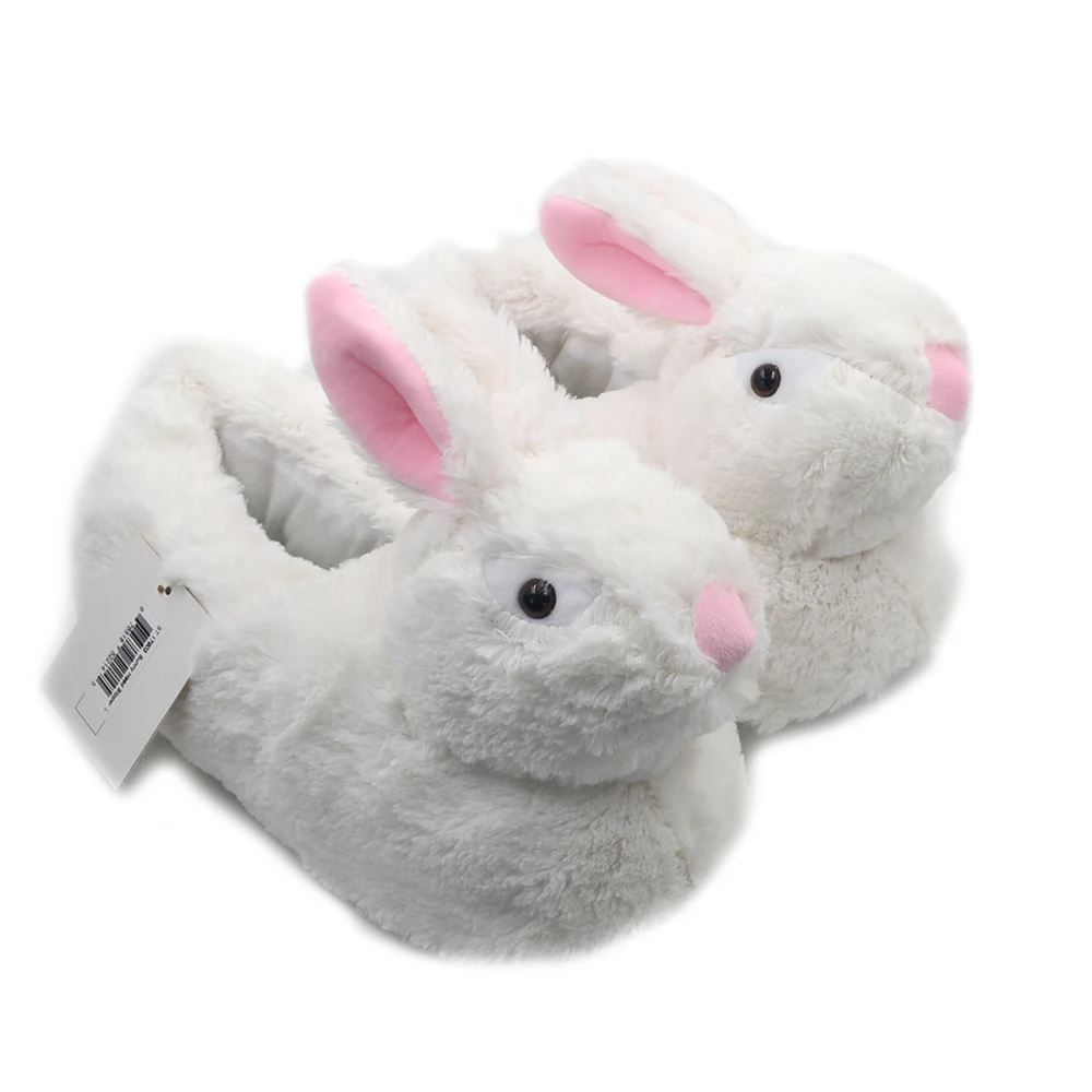 fluffy bunny slippers for adults