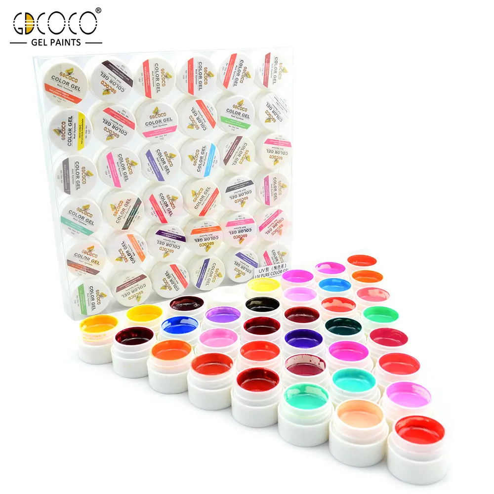 #20204 GDCOCO Kit de uñas de Gel UV 36 colores CANNI salida pintura de Gel de uñas DIY pintura gel #20204 GDCOCO Kit de uñas de Gel UV 36 colores CANNI salida pintura de Gel de uñas DIY pintura gel