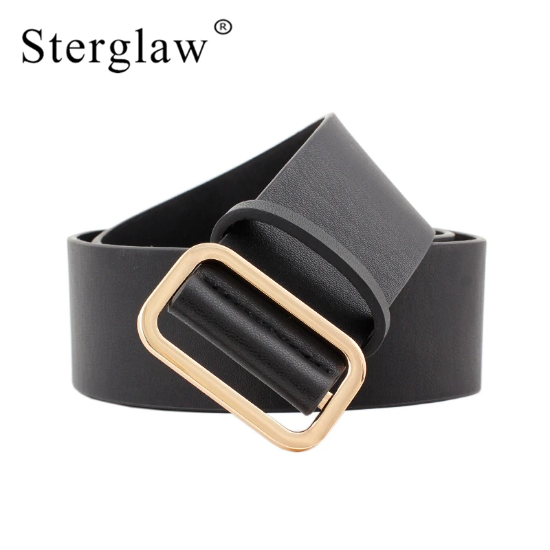 

105x4.8cm New female black coffee brown woman's wide belts for women Jeans Leather Waist Strap Belt feminine ceinture femme N250