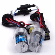 2X Xenon h7 светильник лампы AC/DC 12V 35W Hid ксеноновая лампа замена лампы 6000 К 8000 металлический Керамика основание для автомобилей головной светильник