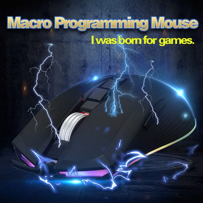 

Usb Souris Gaming Mouse For Computer Laptop Maus Gamer Game Muis Wired Mice Wired Filaire Ergonomic Rgb Myszka Raton Ordenador