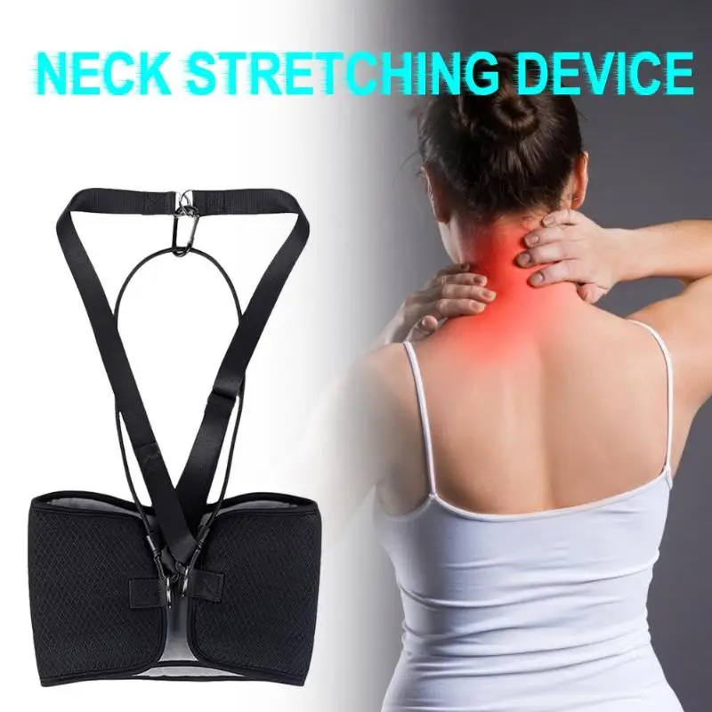 

2019 Camping Cervical Traction Device Neck Pain Relief Cervical Head Relaxing Massager Pillow Cushion Traction For Nap Back