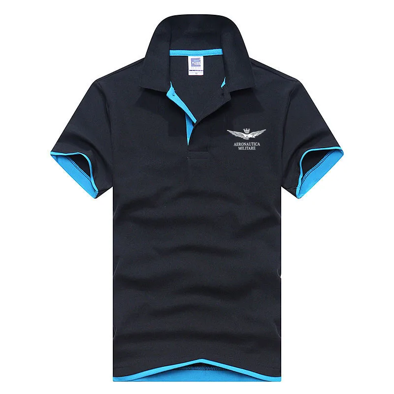 

Summer Brand polos High Quality Hot Sale Shirt Air Force Aeronautica Militare POLO Shirt Men Short Sleeve Men's Polo Shirts