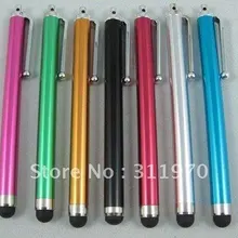 Dhl высокое качество металла стилус сенсорного пера 370 шт./лот стилус для iphone емкость экран