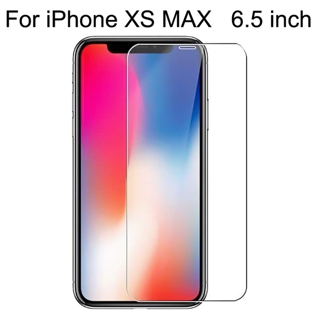 Pieces Tempered Glass For iPhone XS MAX XR 4 4s 5 5s SE 5c Screen Protective Film For iPhone 6 6s 7 8 Plus X Glass Protector