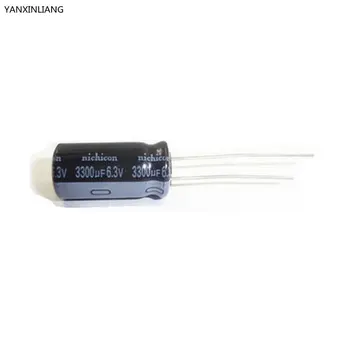 

10pcs Aluminum electrolytic capacitor 3300uF 6.3V 10*20 Electrolytic capacitor