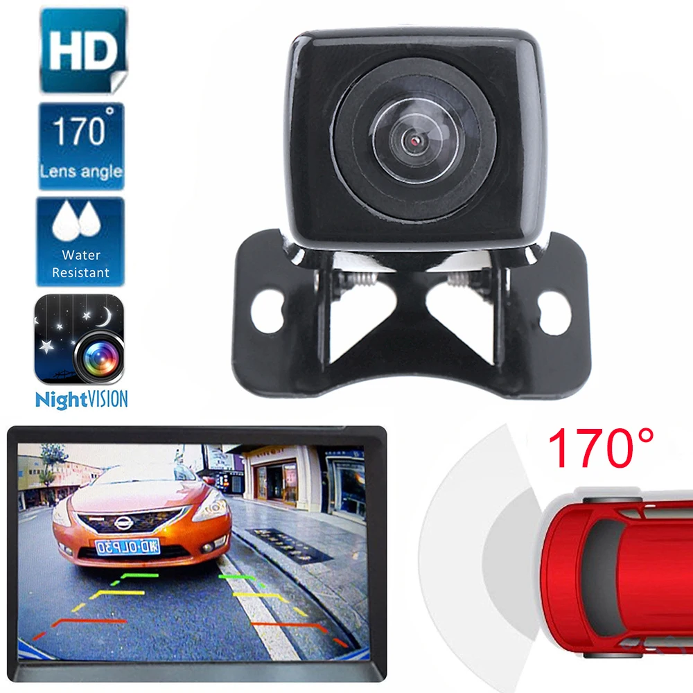 

CMOS Waterproof Night Vision Car Camera Rear View Adjustable Butterfly Parking Reversing Camera