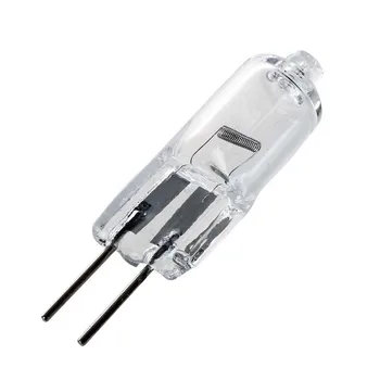

Halogen Bi-pin base G4 JC type of bulb 12V 20W.