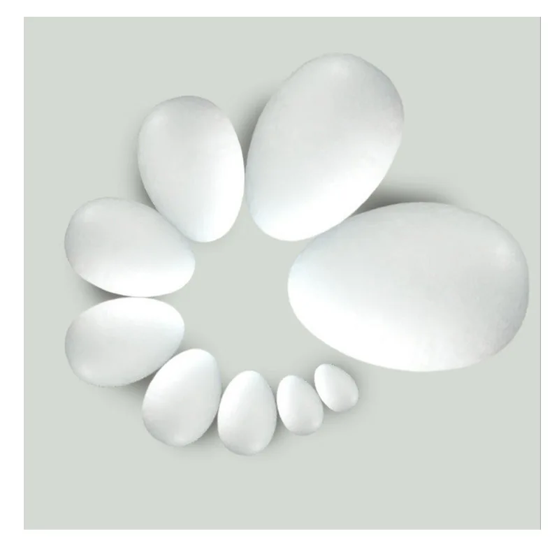 

CCINEE 4cm Wholesale Modelling Polystyrene Styrofoam Foam Egg ball White Craft for DIY and toy shape accessory