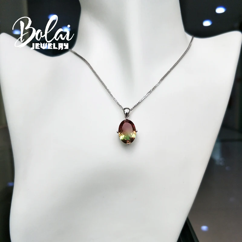 Bolaijewelry, двойной Многоцветный Кристалл, набор ювелирных изделий, серебро 925 пробы, дизайн по контракту для женщин, подарки на годовщину