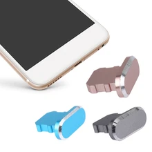 Металлическая Пылезащитная заглушка для зарядки, пылезащитная заглушка для iPhone 8, 7, 6, 6S Plus, мини Пылезащитная заглушка для iPhone 5, 5S, аксессуары для телефонов