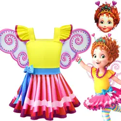 Детское нарядное платье Нэнси, костюм на Хэллоуин, вдохновленное платье-пачка, костюм для маленьких девочек