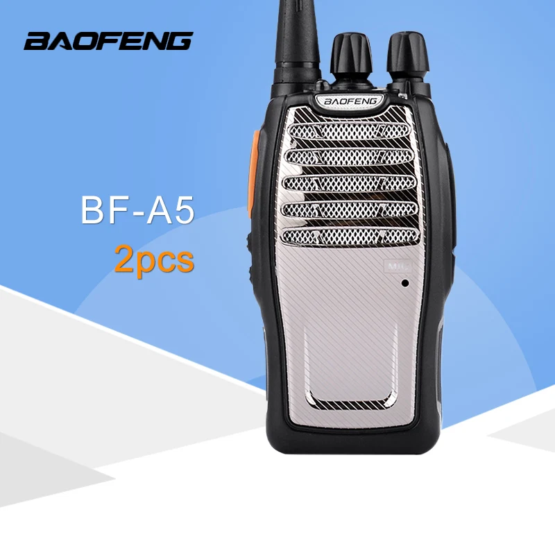 (2 шт.) BaoFeng UHF двухканальные рации BF-A5 16CH VOX + скремблер Функция Бесплатная доставка двухстороннее радио