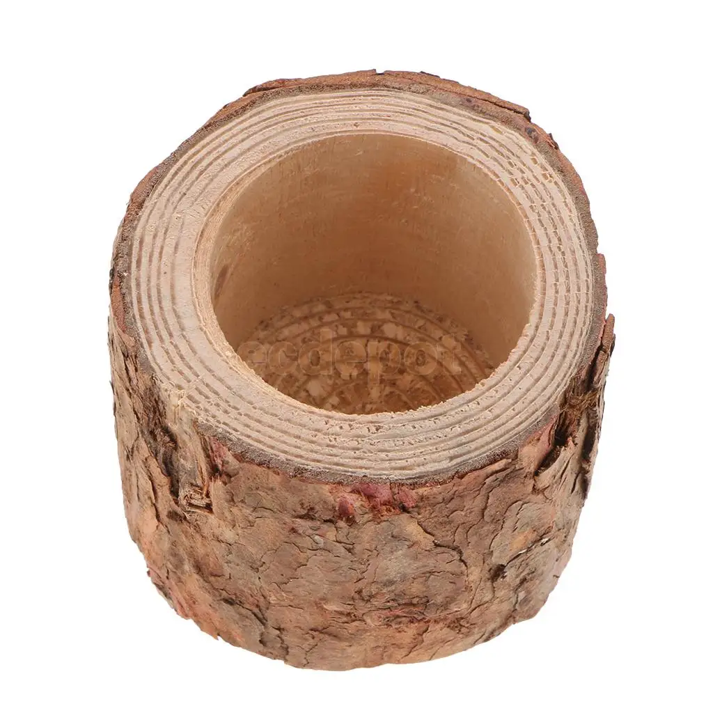 Vintage Wooden Round Tea Light Candle Holder Candelabra Wedding Decoration - Home Bar Shop Cafe Xmas Light Holder