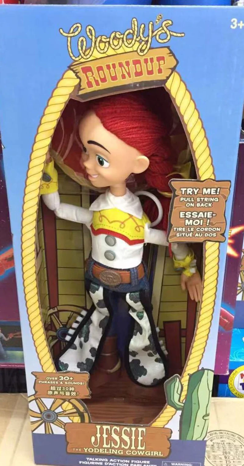 1" Pixar Toy Story 4 говорящие Вуди и Джесси Фигурки Коллекционная модель игрушки куклы для детей Рождественский подарок на день рождения