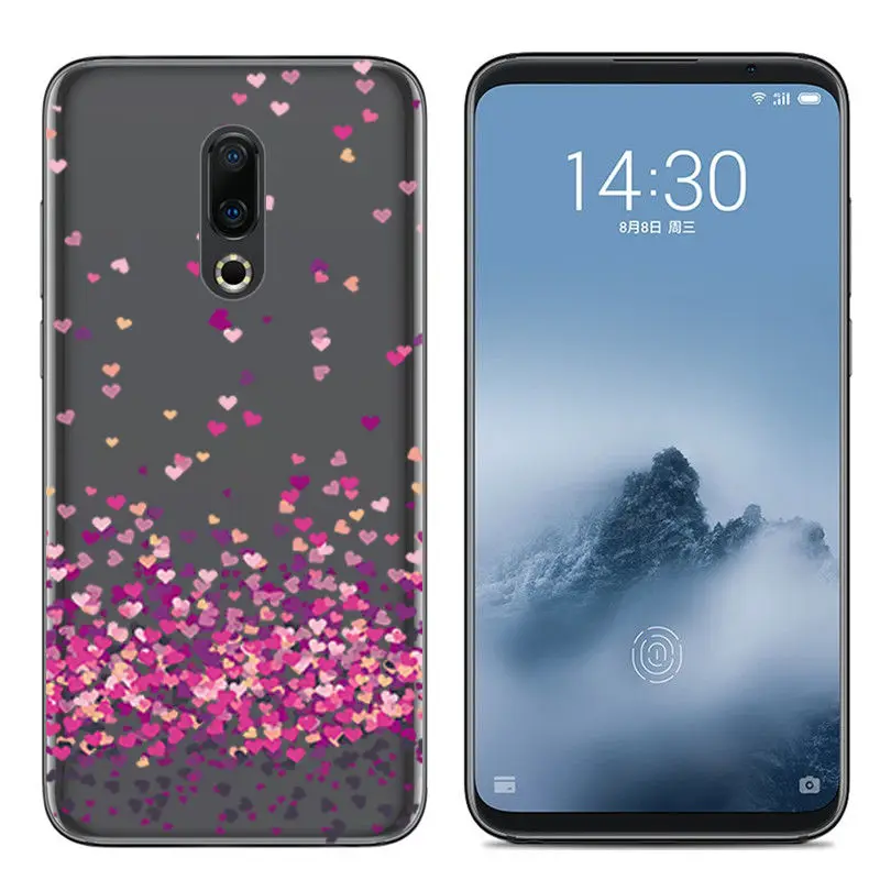 Case for Meizu 16 16X 16th 16 Plus Soft TPU Back Cover for Meizu M5 note M6 note M5C MX6 M6S Pro 6 Silicone Protective Fundas (9)