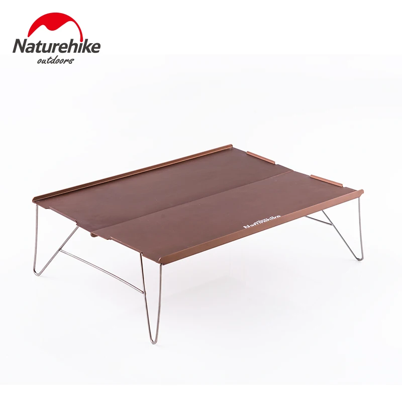  NatureHike Factory sell Outdoor Aluminum Alloy Table super light portable folding table mountaineer