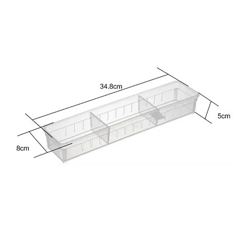 Drawers Board Divider Adjustable Storage Box Home Kitchen Storage Drawer Organizer Box Housekeeping Organization 30MR1201