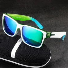KDEAM, модные квадратные поляризованные мужские и женские легированные петли, прочные спортивные стильные солнцезащитные очки, мужские летние солнцезащитные очки с УФ-защитой KD27