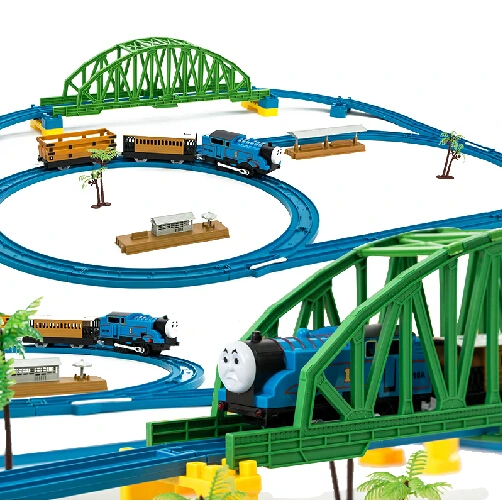 thomas train set blue track