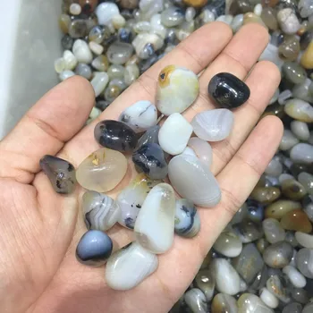 

Natural stones and minerals seaweed agate tumble stones tiny polished gravel for fish tank aquarium garden plant decoration
