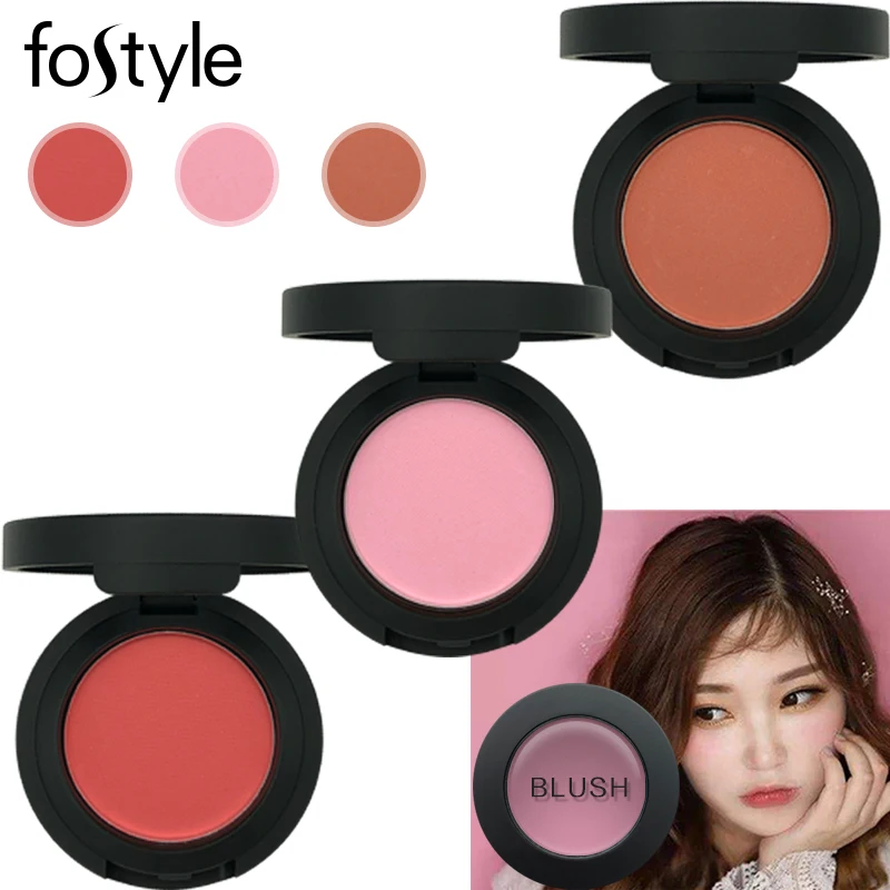 Fostyle Brand Waterproof Glitter Blush  Peach Makeup 