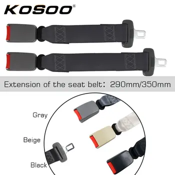 

KOSOO Universal Auto Vehicle Car Seat Safety Belt Extending Childen Safety Belts & Padding Adjustable Extender Lengthening