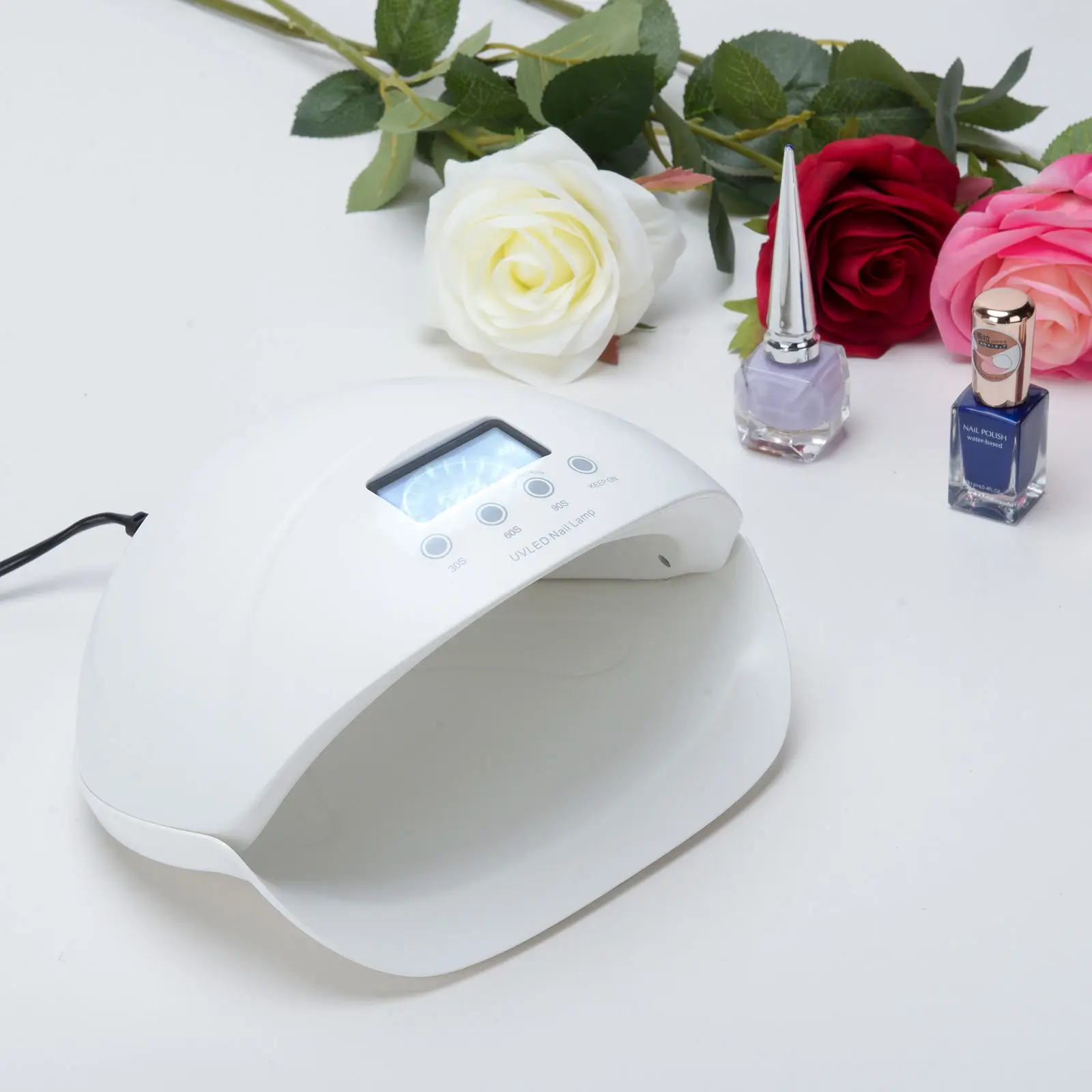 

50W UV LED Nail Lamp Nail Professional Dryer UV Gel Light with Time Setting and LCD Display for Gels Nail Polish with US Plug
