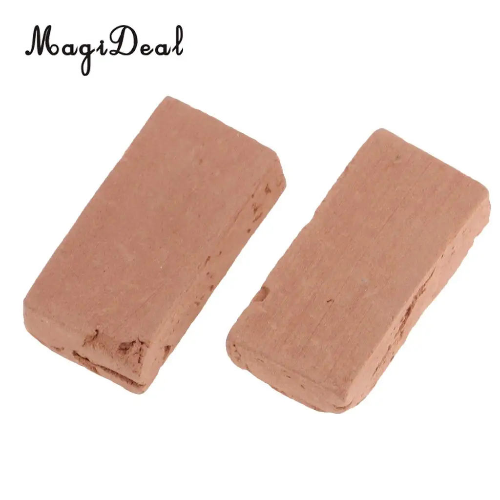 MagiDeal 150Pcs Simulation Red Clay Bricks Model 1/16 Layout for Diorama Landscape Building 17x9mm