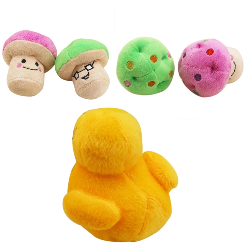 7 Style Pet Squeak Toys Dog Puppy Chew Toy Squeaky Plush Sound Cute
