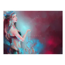 Полный квадратный 5D DIY Алмазная картина на заказ Вышивка крестиком индийская женщина Алмазная вышивка перья Алмазная мозаика набор хобби A485