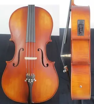 Brown color electric cello 4/4,Acoustic cello 4/4