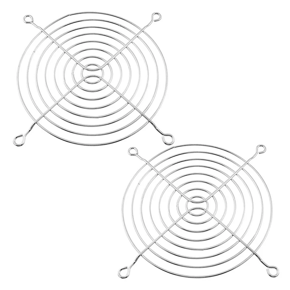 Металлический 150 мм cpu Fan Grill Guard протектор 2 шт для ПК компьютера