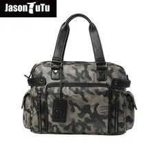 JASON TUTU для мужчин Топ из искусственной кожи Сумка повседневная мужская Сумка дорожная Weekender Duffel сумка Камуфляж список B447
