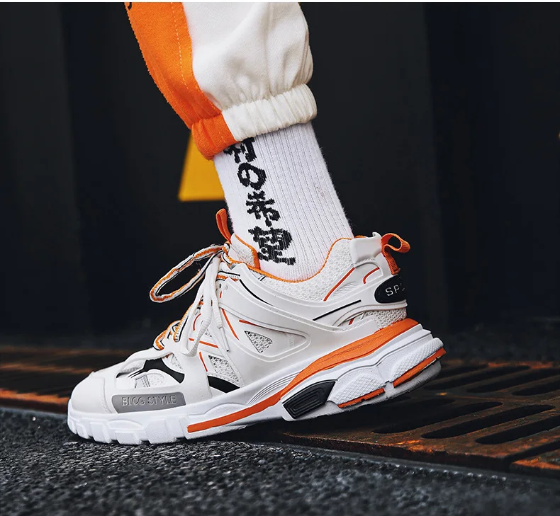 Mens Casual Shoes Chunky Sneaker Platform Trainers Sneakers Men Casual Shoes Mens High Shoes Men Sneakers Mesh Footwear 2019 New (2)