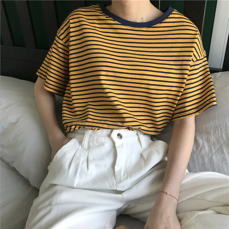

Cheap wholesale 2019 new Spring Summer Autumn Hot selling women's fashion netred casual t shirt lady beautiful nice Tops MP411