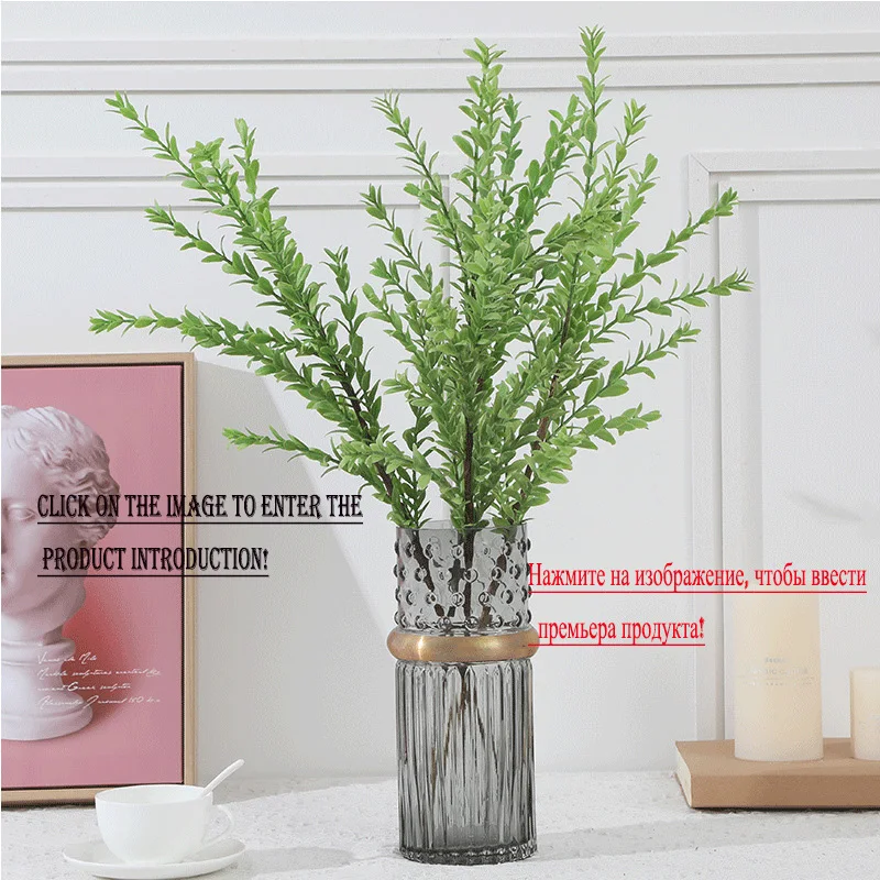 Artificial Ivy Leaf Eucalyptus Leaves Home Decor Wedding Decoration Plants Plastic Green Long Vine Fake Foliage Handmade 180cm