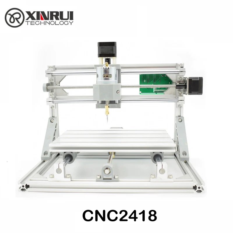 CNC 2418 GRBL управления Diy станок с ЧПУ рабочая зона 24x18x4 5 см 3 оси Pcb ПВХ фрезерный