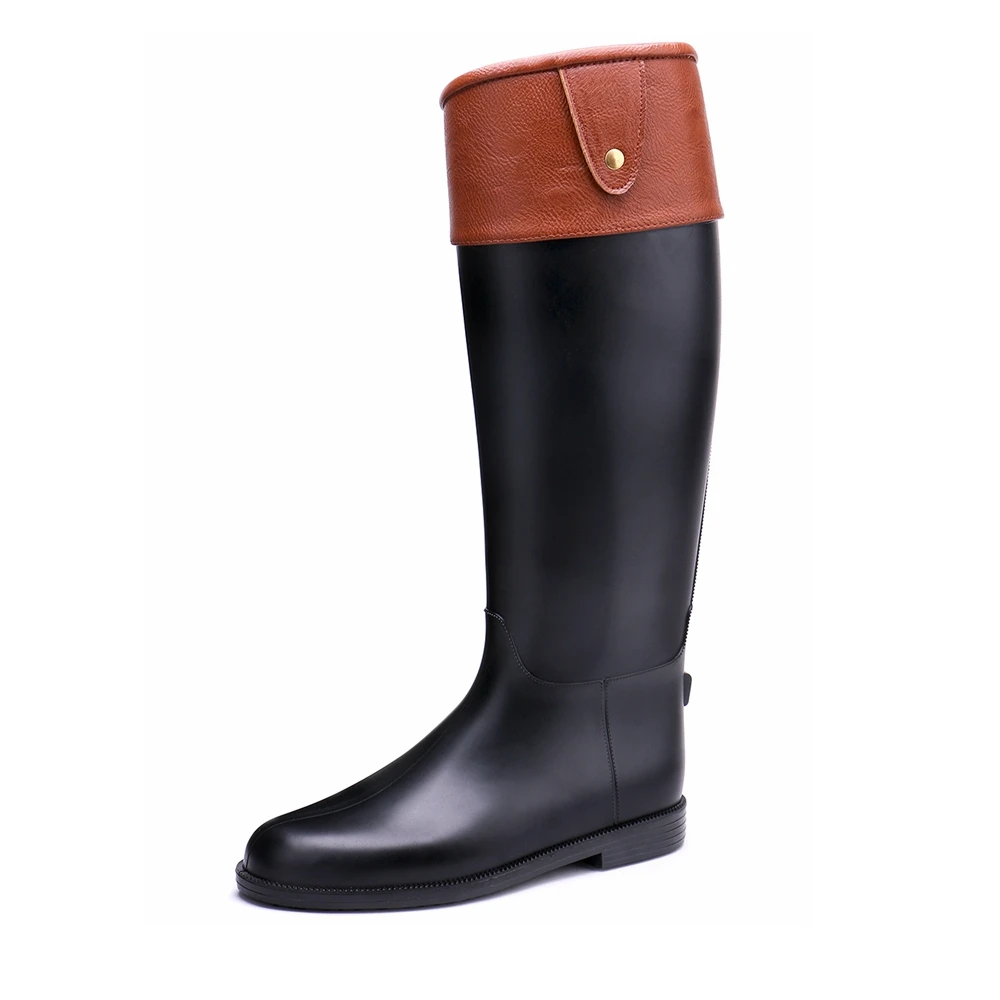 TONGPU женские сапоги для верховой езды до колена Wellingtons водонепроницаемые