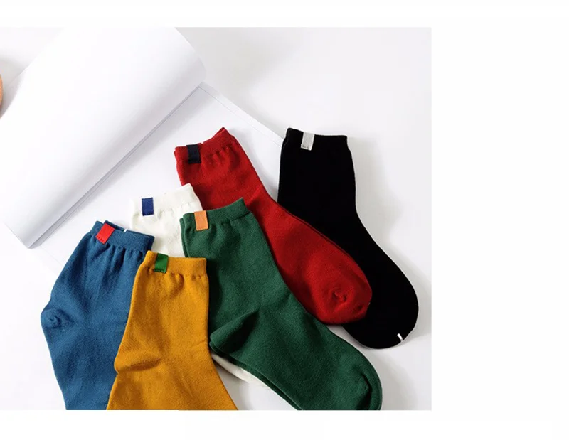 Hot sale women's socks short Korean fashion autumn casual comfortable solid womens socks Explosion models Female Thermal Warm Socks