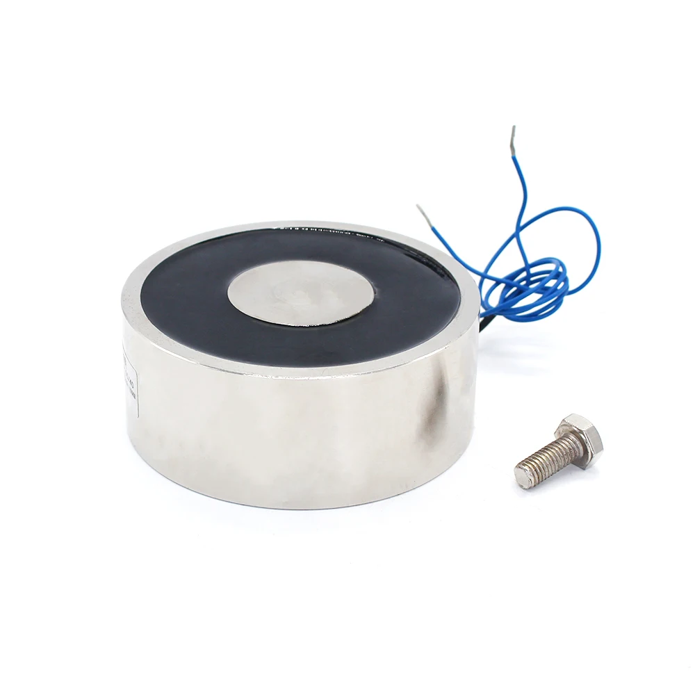150*50mm Large Suction500 KG DC 5V/12V/24V big solenoid electromagnet electric Lifting electro magnet strong holder cup DIY 12 v |