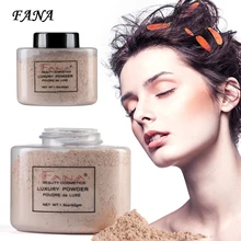 Банан Гладкий рыхлый контроль масла лица макияж консилер красота хайлайтер Минеральная Пудра Макияж пудра Установка Порошок TSLM1