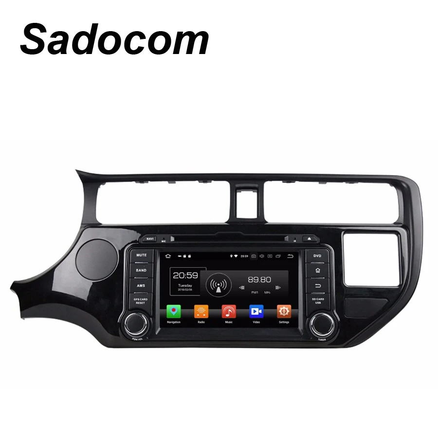 TDA7851 1024*600 Android 8 0 для kia K3 RIO 2011 2012 Восьмиядерный 4 Гб RAM автомобильный DVD плеер