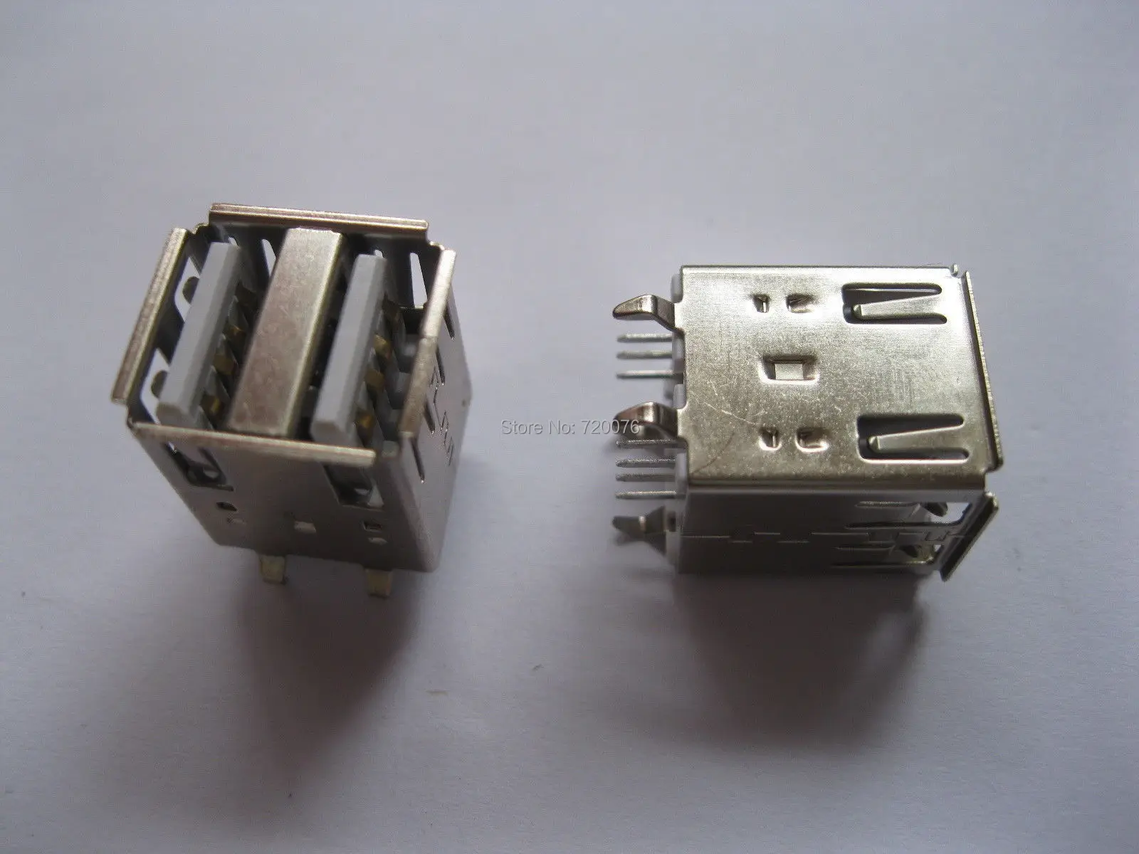 

30 pcs 4Pin USB Jack Female Two layers AF 180 degree Connector