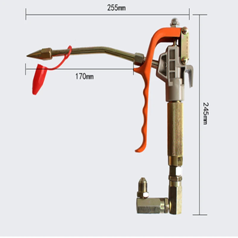 

Pneumatic universal butter machine gun butter machines high pressure universal butter machine gun head butter machines Accessori