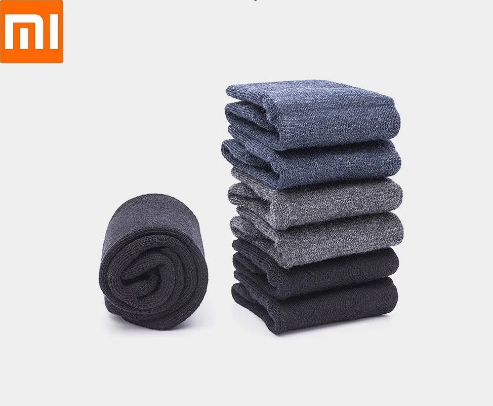 

Xiaomi 90 FUN Casual wool socks Merino wool Moisture absorbing Soft and comfortable Skin warmer Non-slip for man woman Female