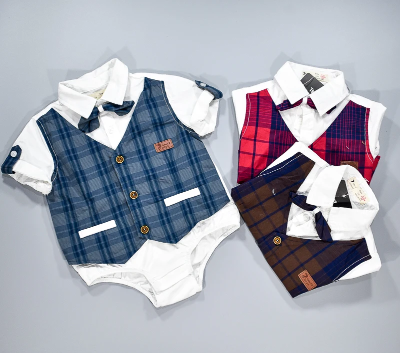 

Baby boys clothes 2017 Summer Baby Body Suits  boys Rompers short sleeve Newborn Jumpsuits for boys infantil clothing kids shirt